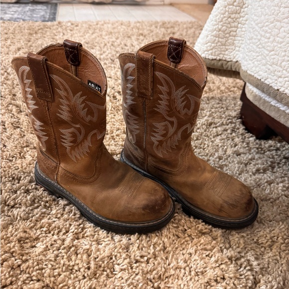 Ariat Shoes - Ariat Tracey Womens Brown Composite Work Toe Boots Outdoors 7 1/2